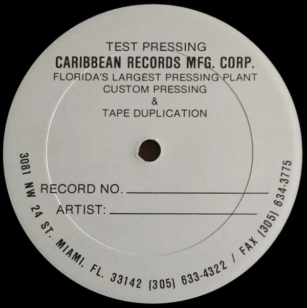 Caribbean Records Mfg. Corp.