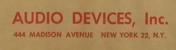 Audio Devices, Inc.