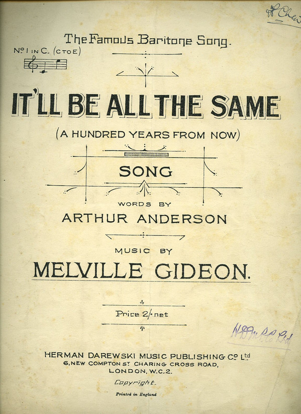 Herman Darewski Music Publishing Co Ltd.