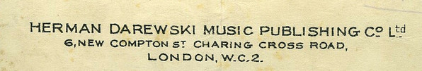 Herman Darewski Music Publishing Co Ltd.