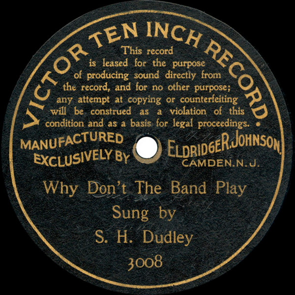 Victor Ten Inch Record