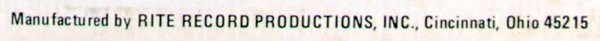 Rite Record Productions, Inc.