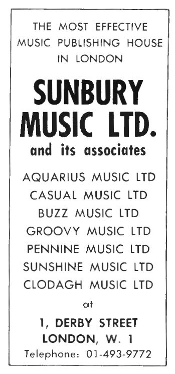 Sunbury Music Ltd.