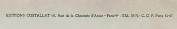 Éditions Costallat