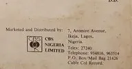 CBS Nigeria Limited