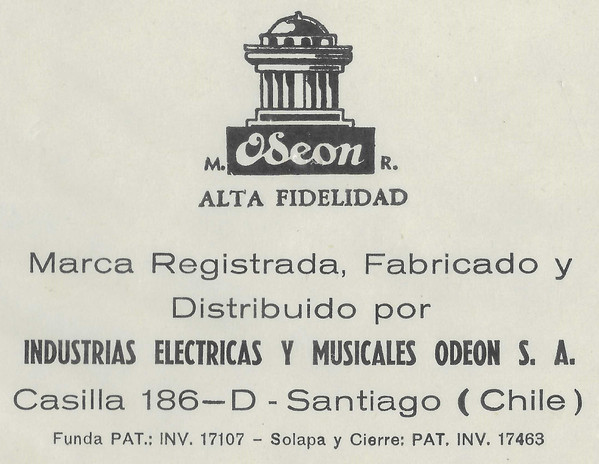 Industrias Eléctricas y Musicales Odeon, S.A.