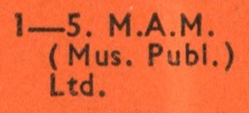 M.A.M. (Music Publishing) Ltd.