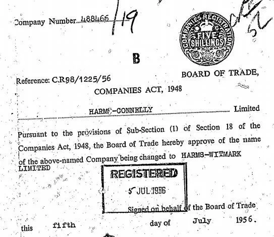 Harms-Witmark Ltd.