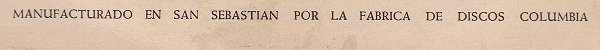 Fabrica De Discos Columbia