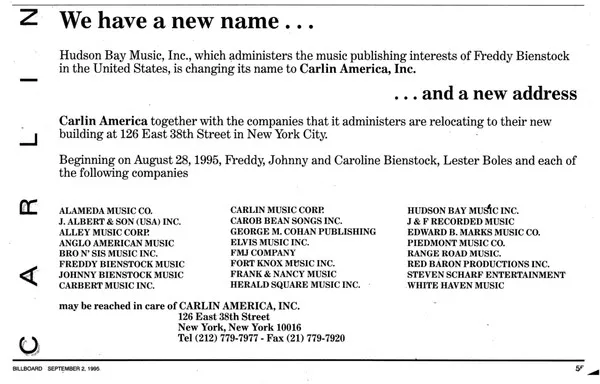 Carlin America, Inc.