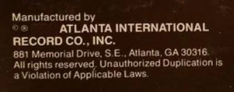 Atlanta International Record Co., Inc.