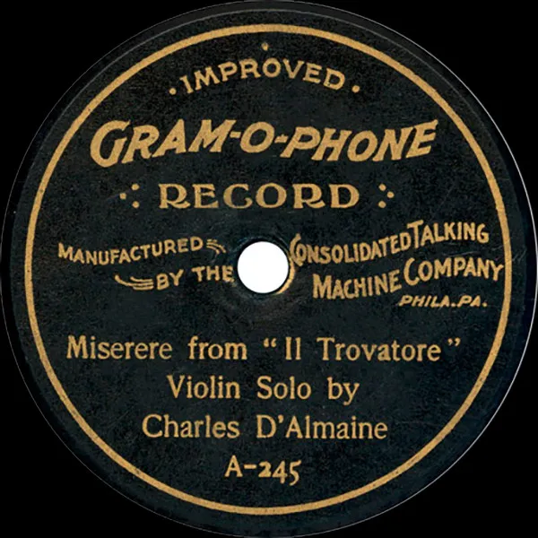 Improved Gram-O-Phone Record