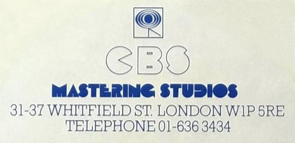 CBS Studios, London