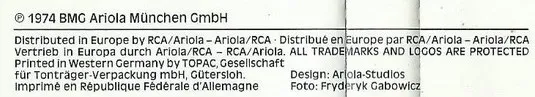 RCA/Ariola-Ariola/RCA