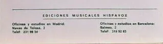 Ediciones Musicales Hispavox