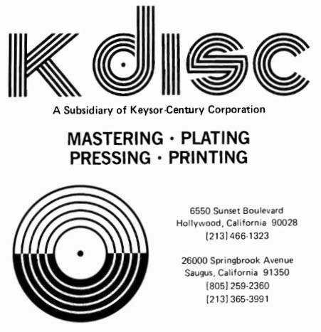 K Disc Mastering