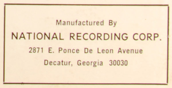 National Recording Corporation