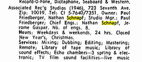 Associated Recording Studios