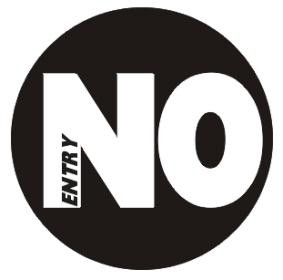 No Entry