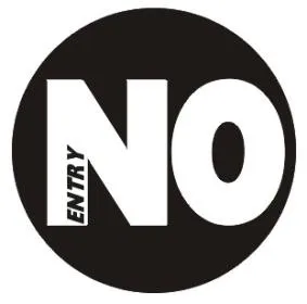 No Entry