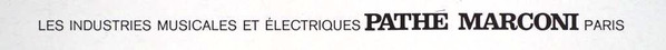 Les Industries Musicales Et Electriques Pathé Marconi