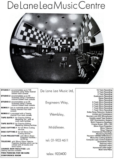 De Lane Lea Music Centre