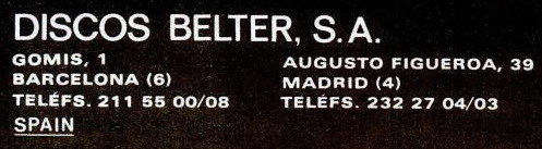 Discos Belter, S.A.