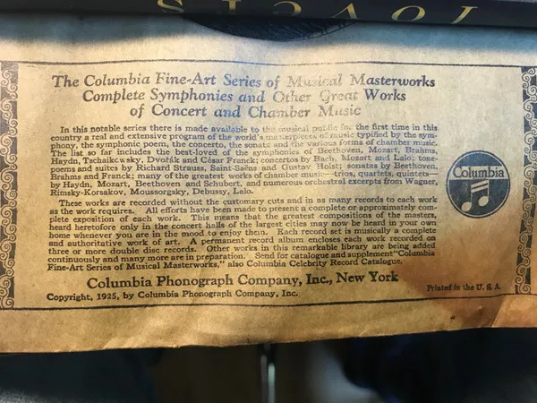 Columbia Phonograph Company, Inc.