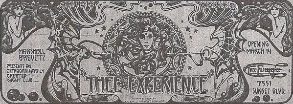 Thee Experience, Hollywood