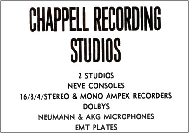 Chappell Recording Studios