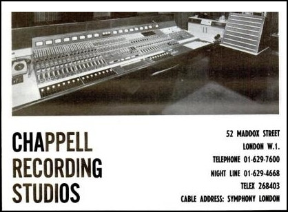 Chappell Recording Studios