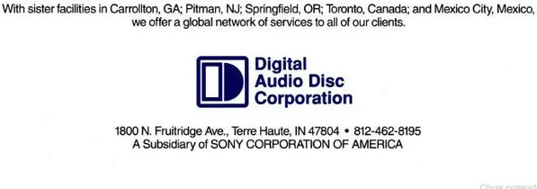 Digital Audio Disc Corp.