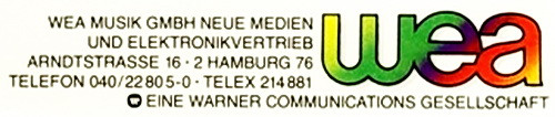 WEA Musik GmbH Neue Medien Und Elektronikvertrieb