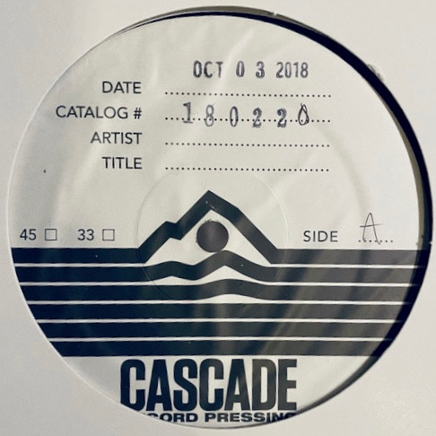 Cascade Record Pressing