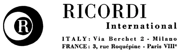 Ricordi International