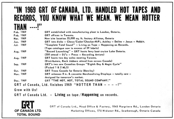 GRT Of Canada Ltd.