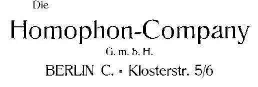 Homophon Company G.M.B.H.