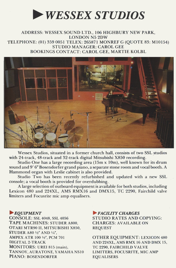 Wessex Sound Studios