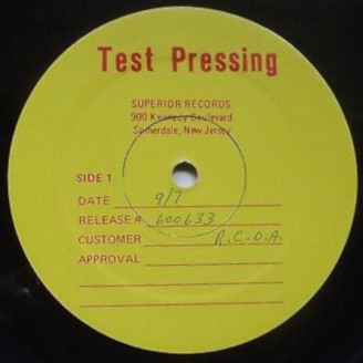 Superior Record Pressing Corp., Somerdale, NJ