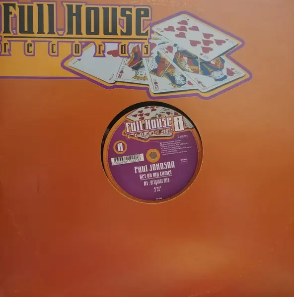 Paul Johnson - Get On My Camel, Electronic, House, 2000 - Full House, France, Vinyl 1x 12", 33 ⅓ RPM