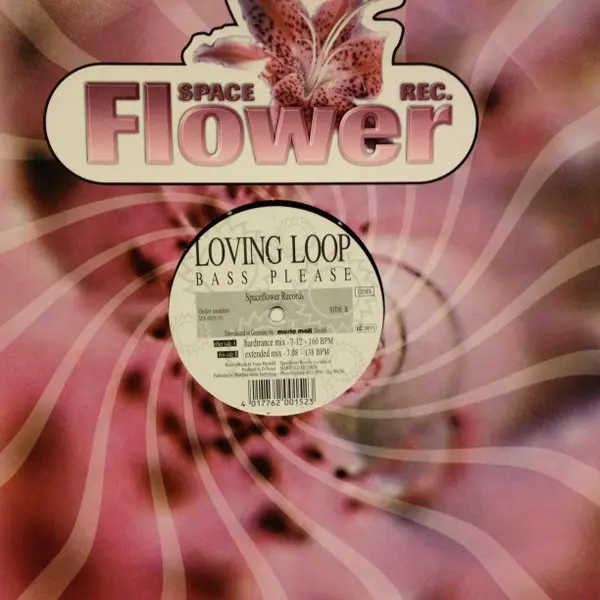 Loving Loop - Bass Please, Electronic, Hard Trance, Trance, 1997 - Spaceflower Records, Germany, Vinyl 1x 12", 45 RPM