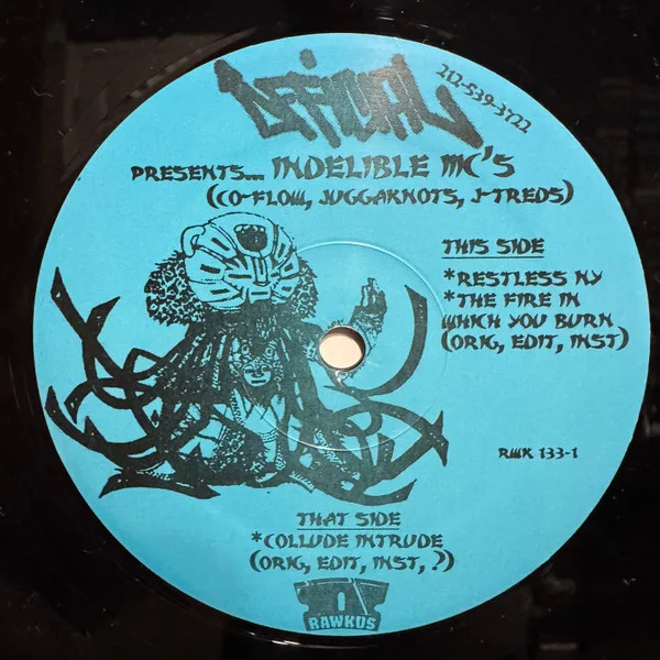 Album cover for Fire In Which You Burn / Collude Intrude by Indelible MC's