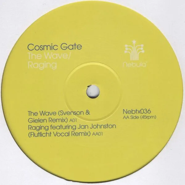 Album cover for The Wave / Raging by Cosmic Gate