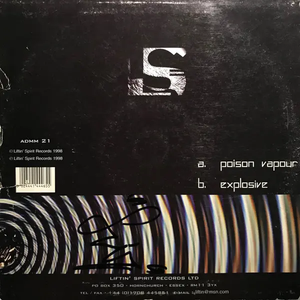 Album cover for Poison Vapour / Explosive by Magnetic Media
