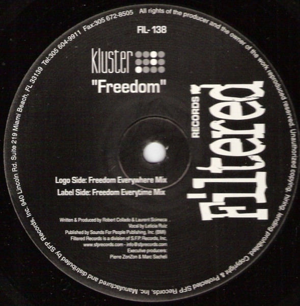 Album cover for Freedom by Kluster