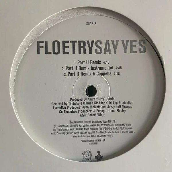 Album cover for Say Yes (Remix) by Floetry