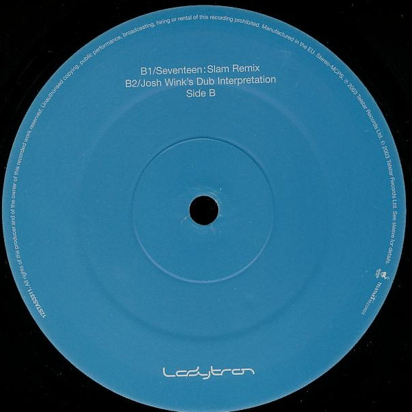 Ladytron - Blue Jeans, Electronic, Electro, Tech House, Techno, 2003 - Telstar, UK, Vinyl 1x 12", Single