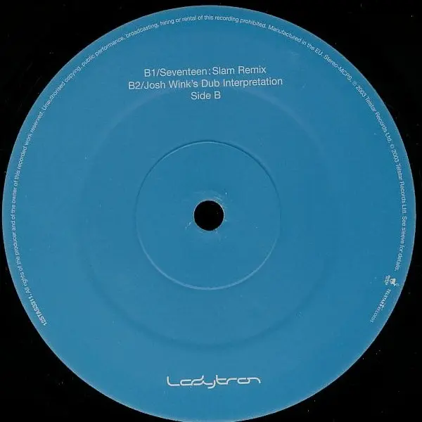 Ladytron - Blue Jeans, Electronic, Electro, Tech House, Techno, 2003 - Telstar, UK, Vinyl 1x 12", Single