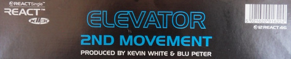 Elevator - 2nd Movement EP, Electronic, Progressive House, Progressive Trance, 1994 - React, UK, Vinyl 1x 12", 33 ⅓ RPM, 45 R