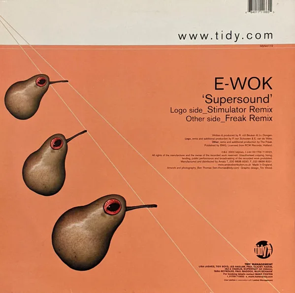Album cover for Supersound by E-Wok